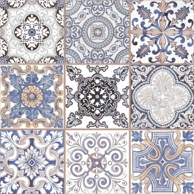 CAJA PISO REGINA BLUE BRILLO 62 X 62 (1.93 M2) 1RA