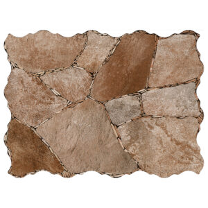 VITROMURO REAL DEL -MURO CERAMICO -VITROMEX-REAL DE CATORCE-L MURO REAL DE CATORCE CAFE 35 X 50 (1.79 MT) PRIMERA